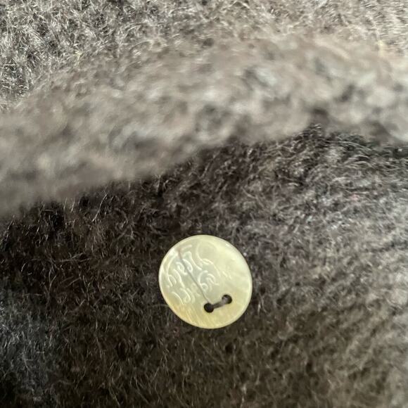 Margaret O'Leary sweater Mohair Merino wool blend black mock neck SZ SM - Picture 6 of 9